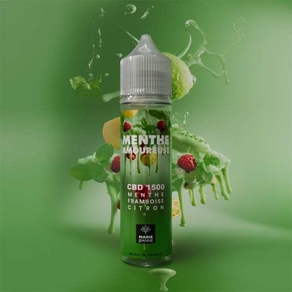 E-liquide CBD Menthe Amoureuse 50ml Marie Jeanne 2500mg | Euphoria Society