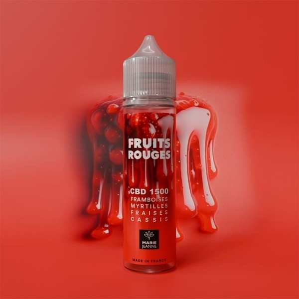 E-liquide CBD Fruits Rouges 50ml Marie Jeanne 1500mg | Euphoria Society