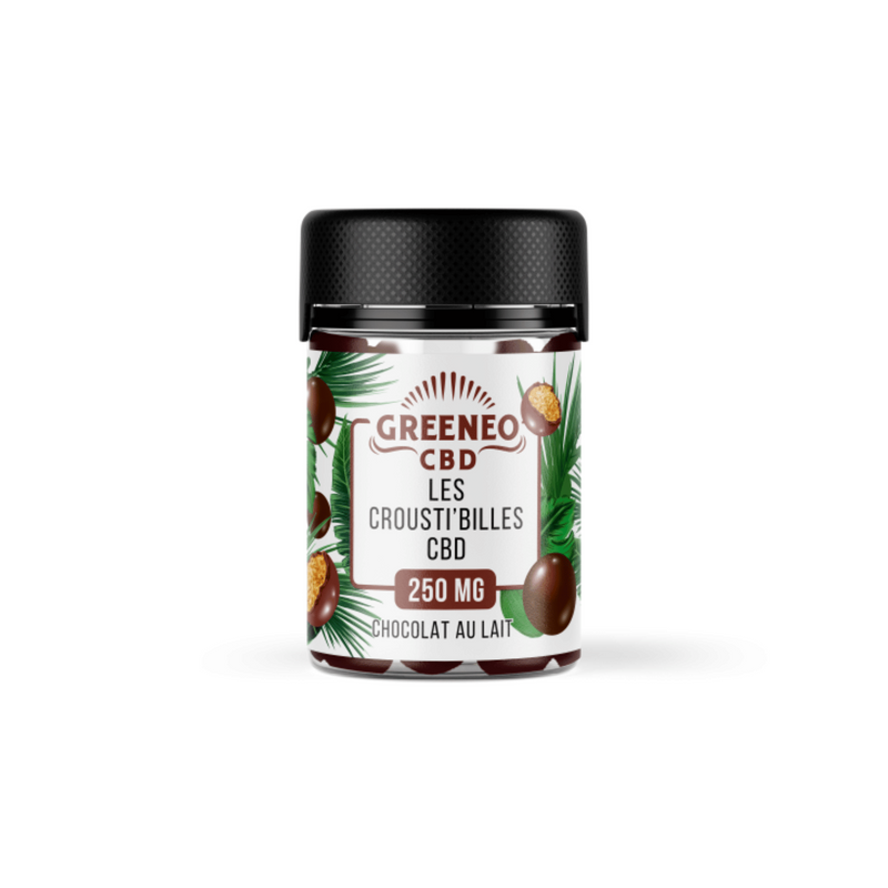 Crousti'Billes CBD Chocolat Greeneo 250mg | GREENEO