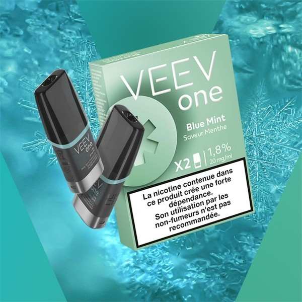 Pods Pré-remplis Veev One Blue Mint 20mg/ml | Euphoria Society