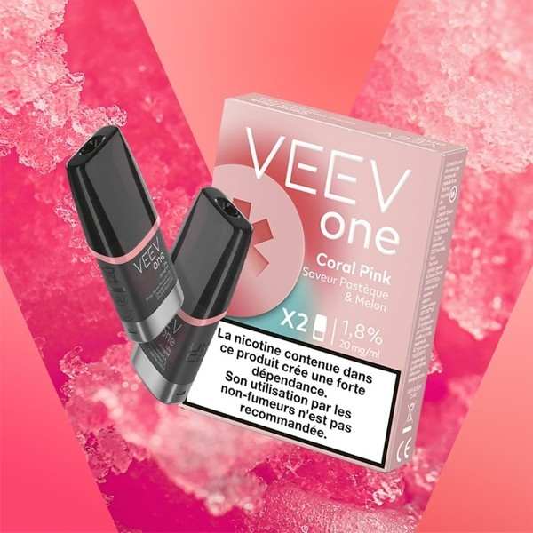 Paquet de 2 Pods Pré-remplis Veev One Melon Pastèque 20mg/ml | Euphoria Society