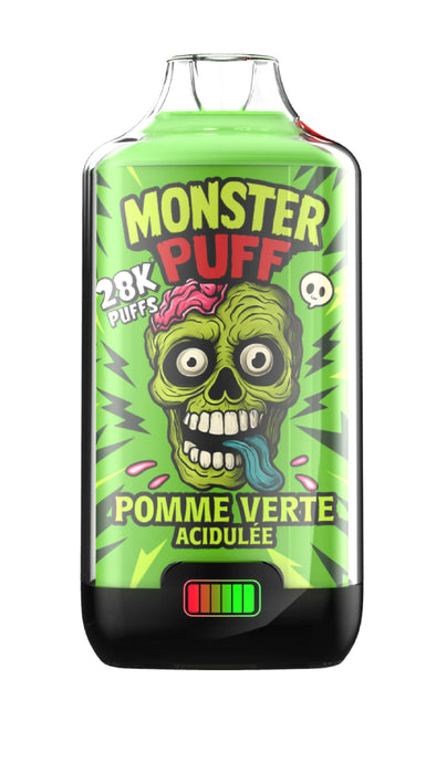 Puff Monster Puff 28k Pomme Verte Acidulee (10 mg/ml)