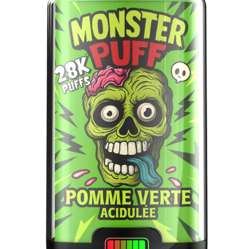 Puff Monster Puff 28k Pomme Verte Acidulee (10 mg/ml)