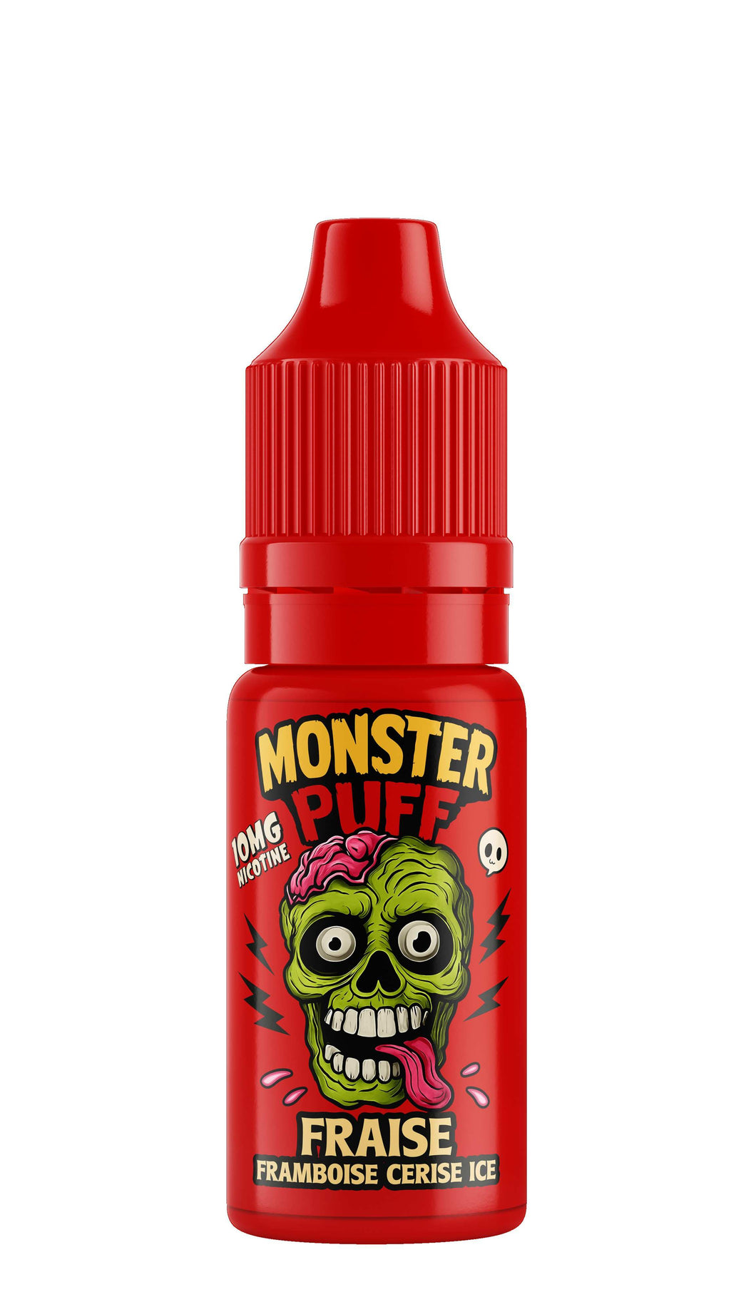 Eliquide Monster Puff 10ml Fraise Framboise Cerise Ice (10 mg/ml)