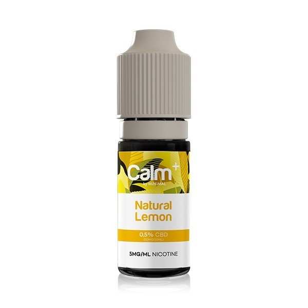 E-liquide CBD Natural Lemon 10ml Calm+ FUU 10mg/ml | Euphoria Society