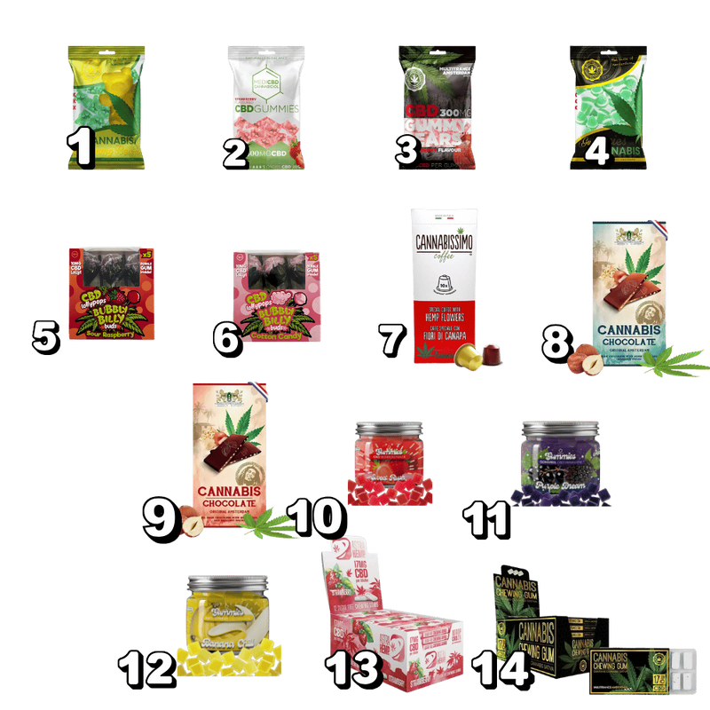 Vitrine Complète CBD Alimentaire CBDeau | Euphoria Society