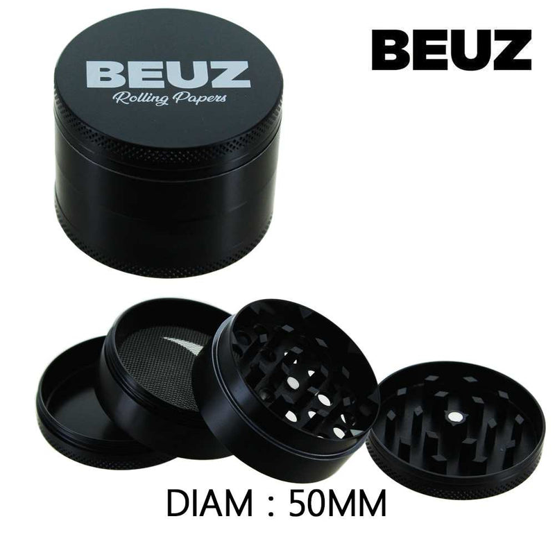 Grinder Métal Beuz Nexius Noir 50mm | Euphoria Society