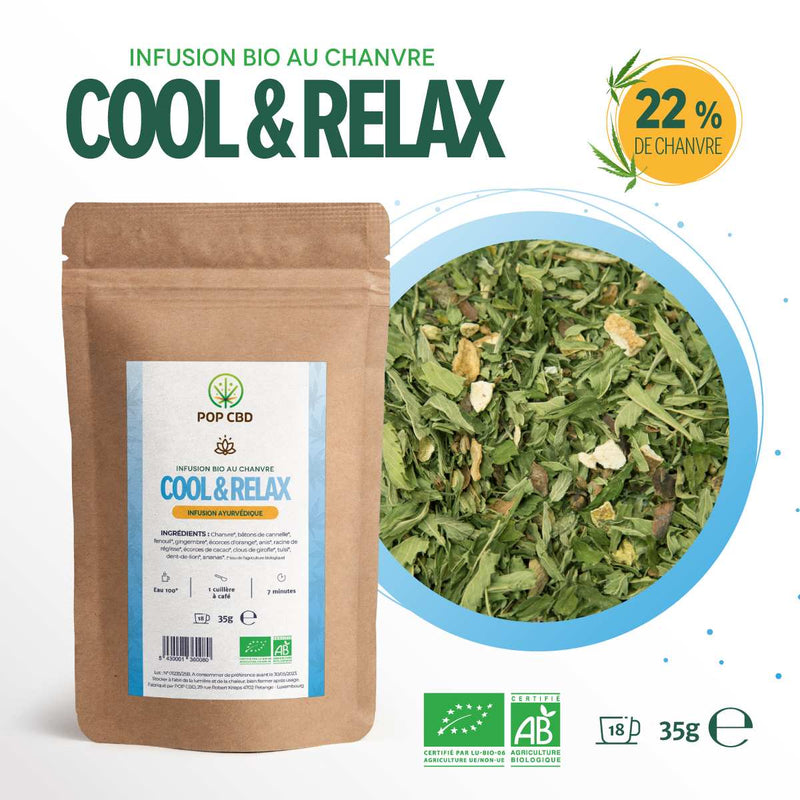 Tisane CBD Bio Cool & Relax Pop CBD | Euphoria Society