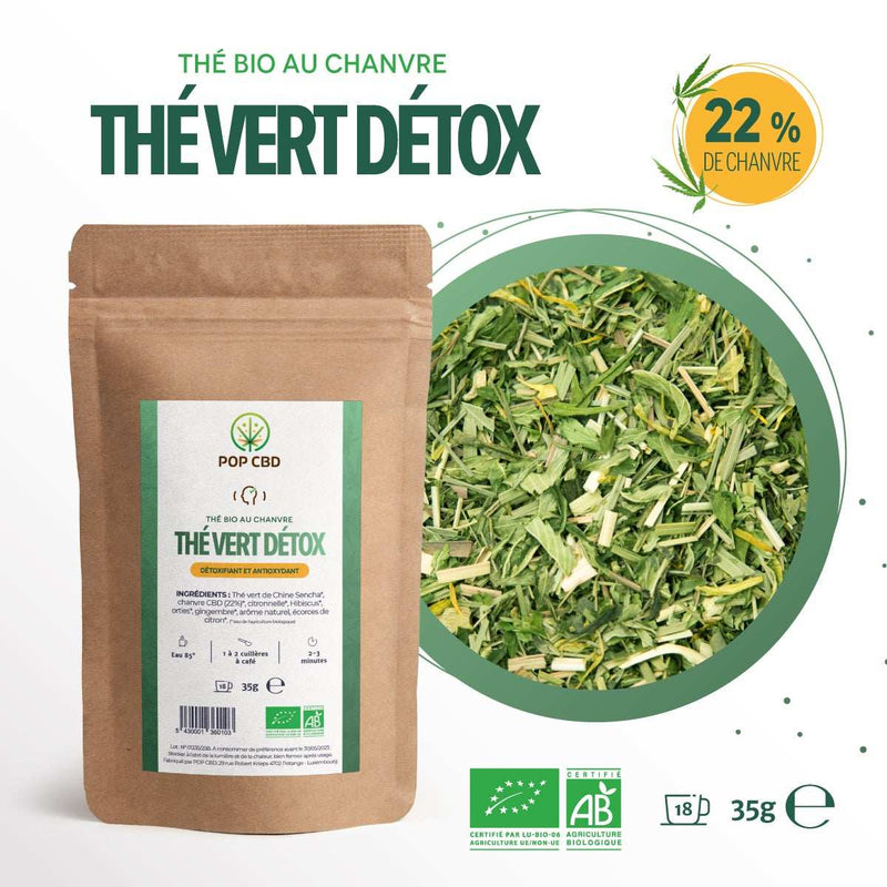 Thé CBD Bio Détox Pop CBD | Euphoria Society