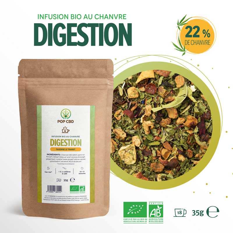 Tisane CBD Bio Digestion Pop CBD | Euphoria Society