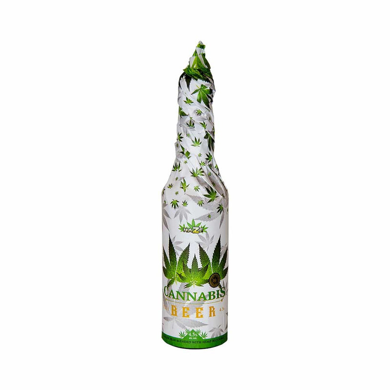 Bière CBD Bouteille Habillée 33cl Vert Multitrance Haze | Euphoria Society