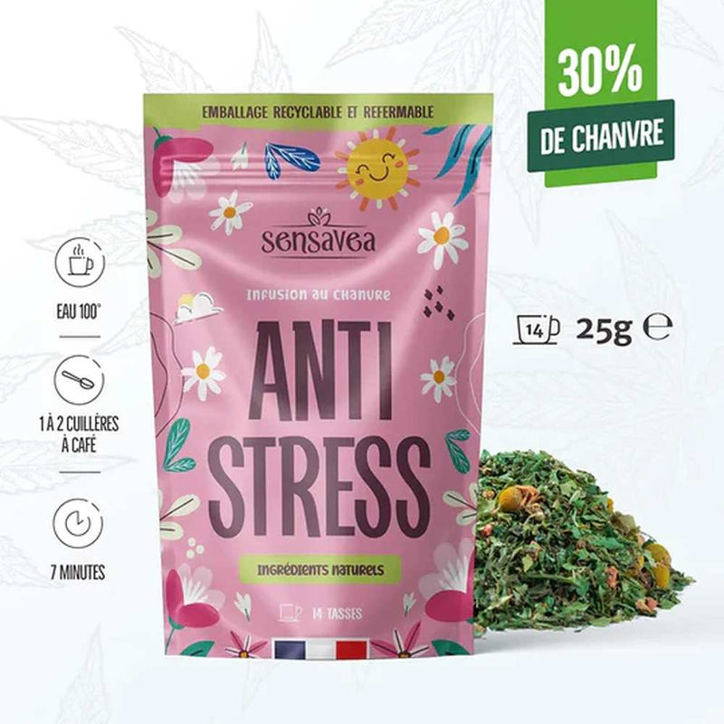 Tisane CBD Bio Anti Stress Sensavea | Euphoria Society