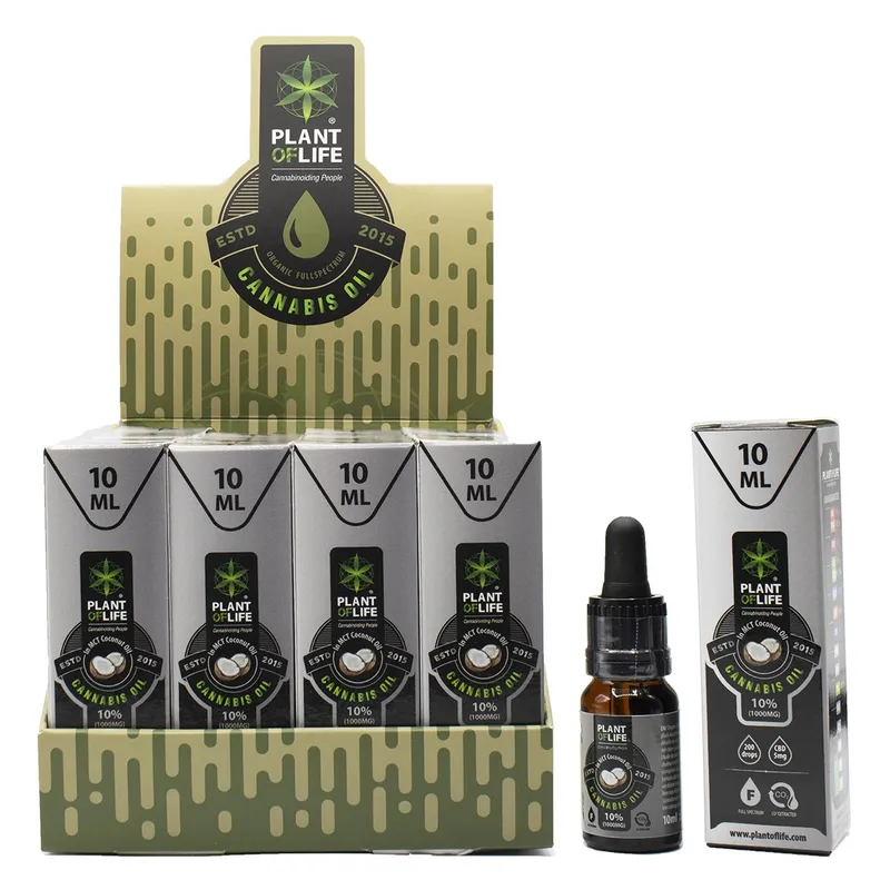 Huile CBD 10% Full Spectrum Coco Plant of Life | Euphoria Society