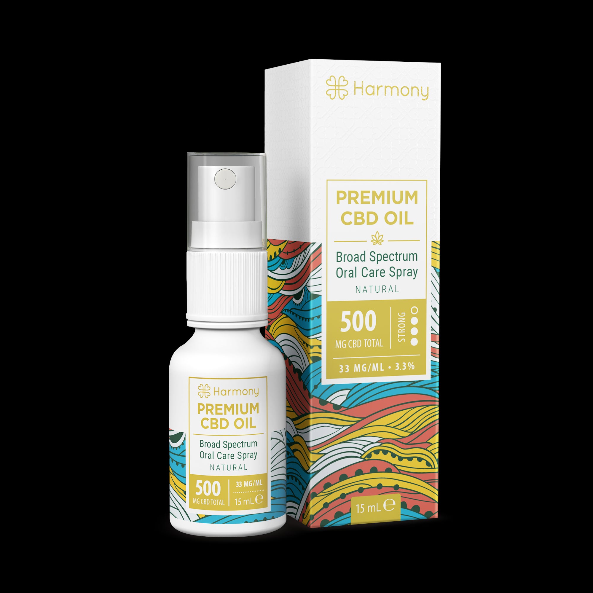 Huile CBD Spray 3,3% broad spectrum nature | HARMONY