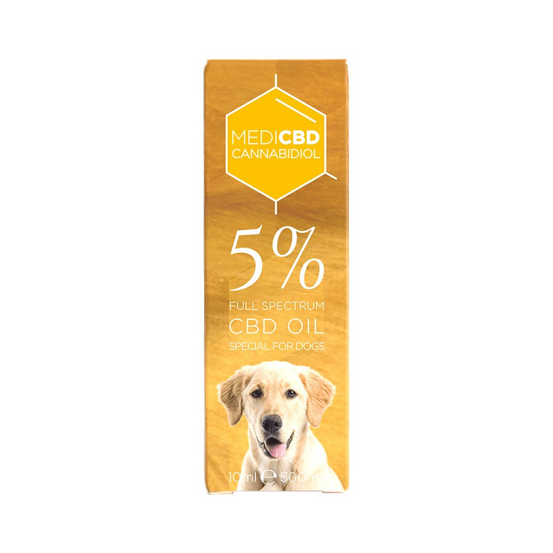 Huile CBD 5% chien Medicbd – huile chanvre soin bien-être chiens premium | Euphoria Society