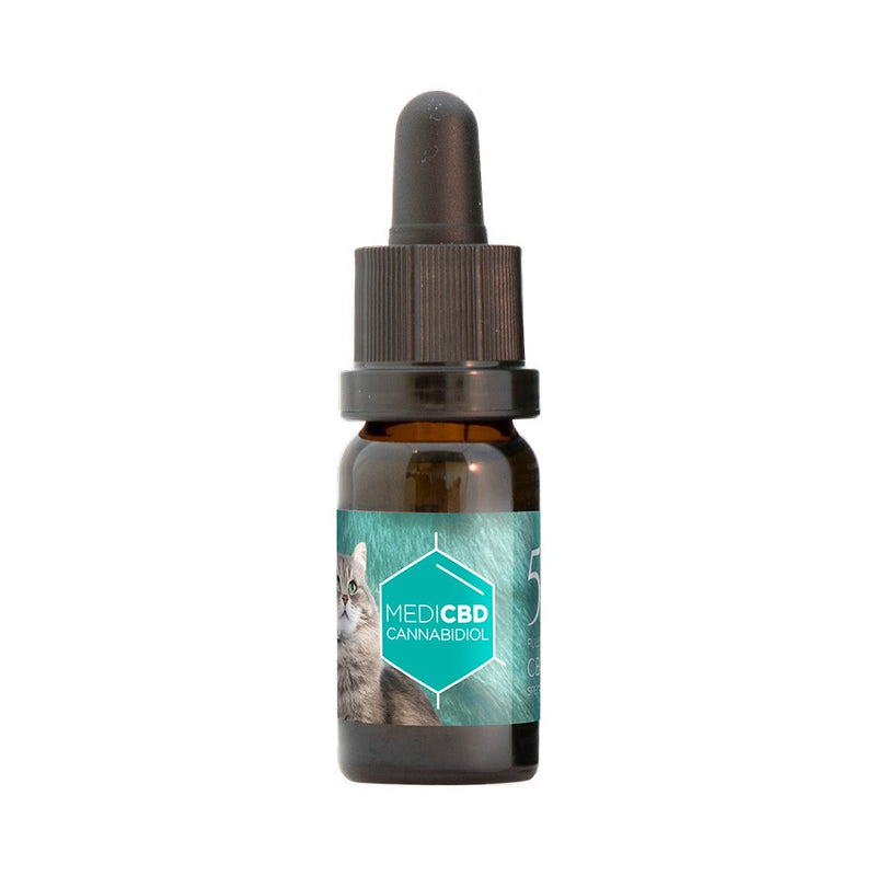 Huile CBD 5% full spectrum chat Medicbd – huile chanvre soin bien-être chats | Euphoria Society