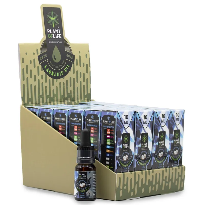 Huile CBD 15% full spectrum coco Plant of Life – huile chanvre coco 15% sublingual | Euphoria Society