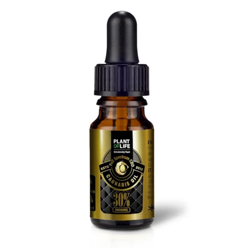 Huile CBD 30% full spectrum Plant of Life – huile sublingual spectre complet 30% | Euphoria Society