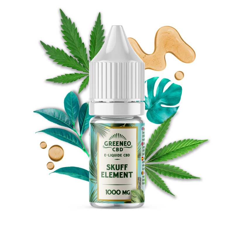 E-liquide CBD Skuff Element sans nicotine (1000 mg)