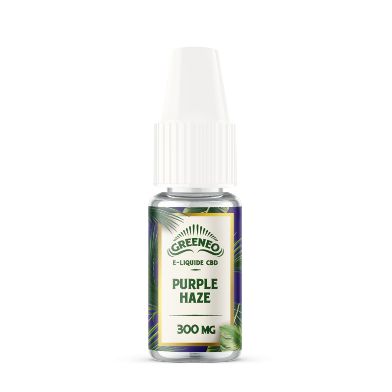 E-liquide CBD Purple Haze Greeneo 500mg sans nicotine – arôme purple haze violet | Euphoria Society
