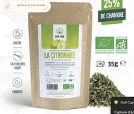 Tisane CBD bio la citronnée | POP CBD