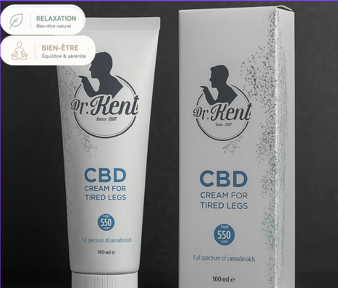 Crème jambes lourdes CBD | DR KENT