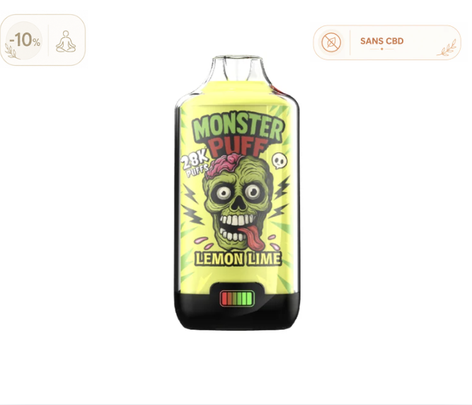 Puff Monster Puff 28k Lemon Lime (10 mg/ml)