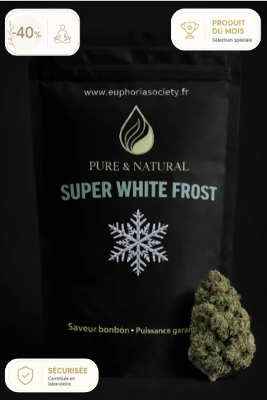 Fleur de CBD Super White Frost Greenhouse