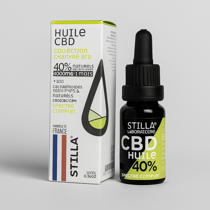 Huile CBD Full Spectrum 40% concentration maximale France