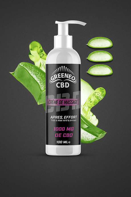 Crème de massage CBD après effort | GREENEO