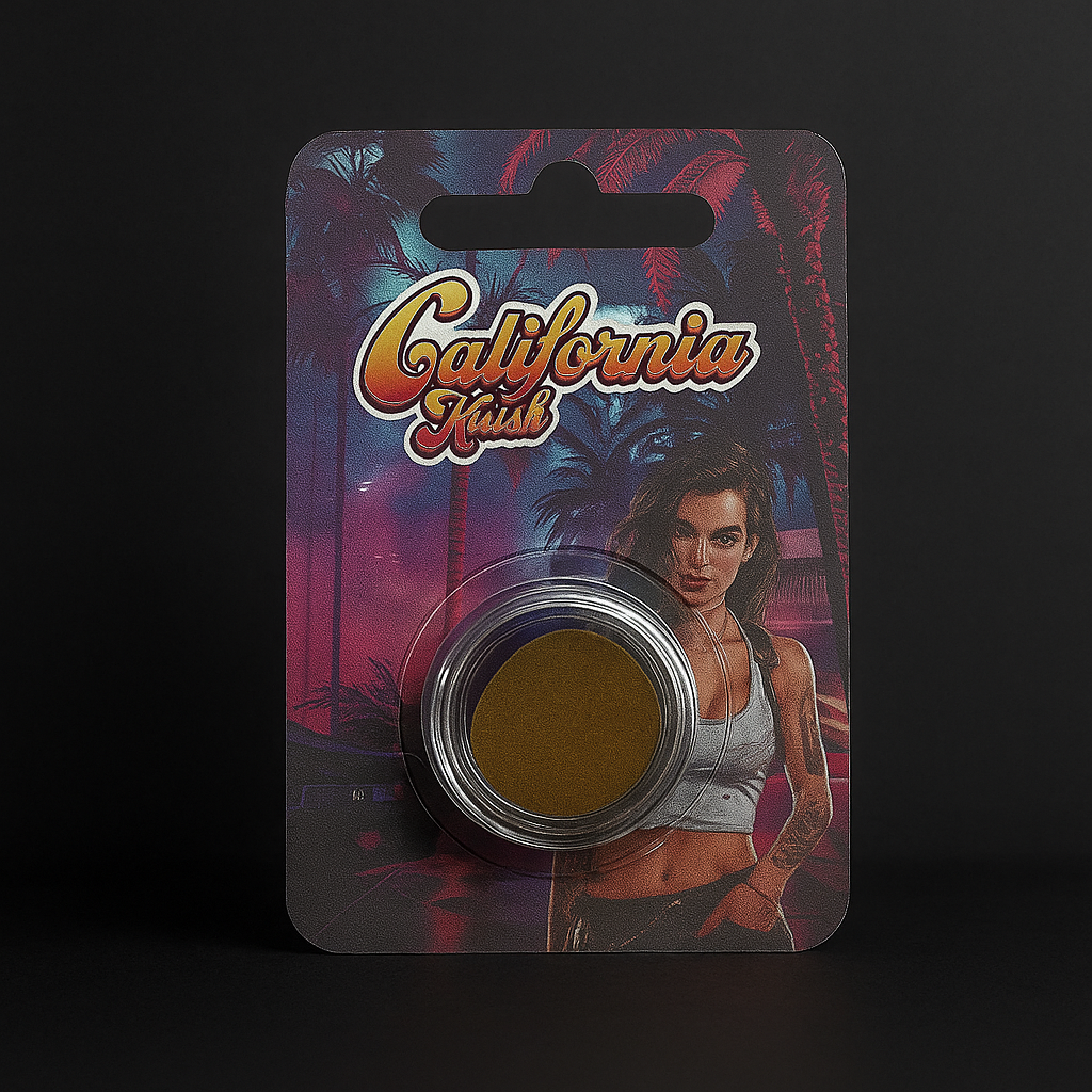 Hash 20% CBD Jaune Mousseux Amnesia - California Kush 3g