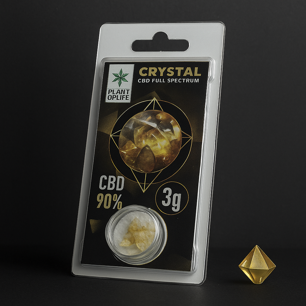 Cristaux CBD 90% full spectrum 3g | PLANT OF LIFE