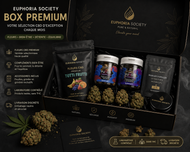 Pack Premium CBD Euphoria Society – coffret cadeau sélection produits chanvre premium | Euphoria Society