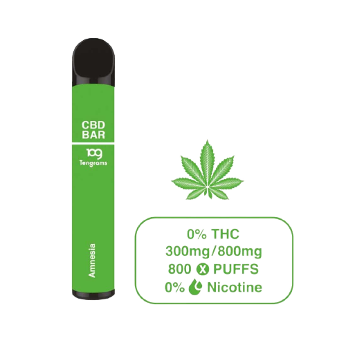 Puff CBD Amnesia — Vape CBD Variétale Sans Nicotine