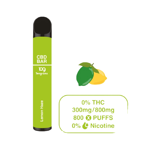 Puff CBD Lemon — Vape CBD Citron Frais Sans Nicotine